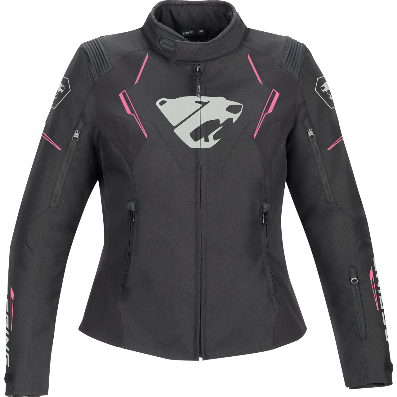 Blusão BERING Lady THUNDER Preto/cza/Fushia | Blusões