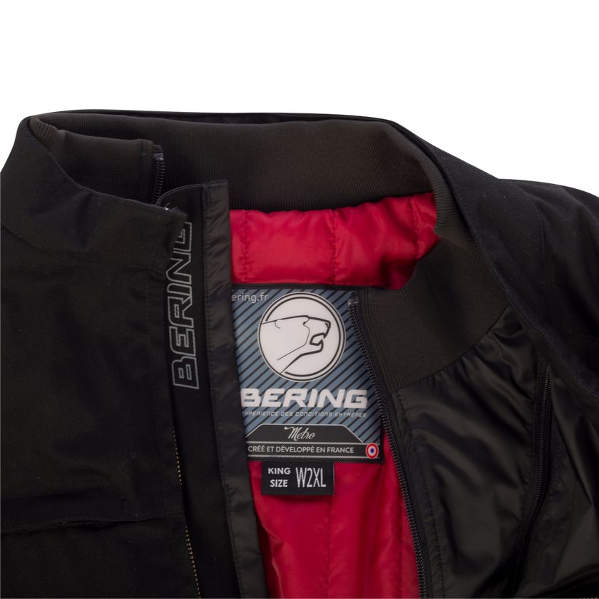 BERING Blusão ZANDER King Size Preto | Blusões