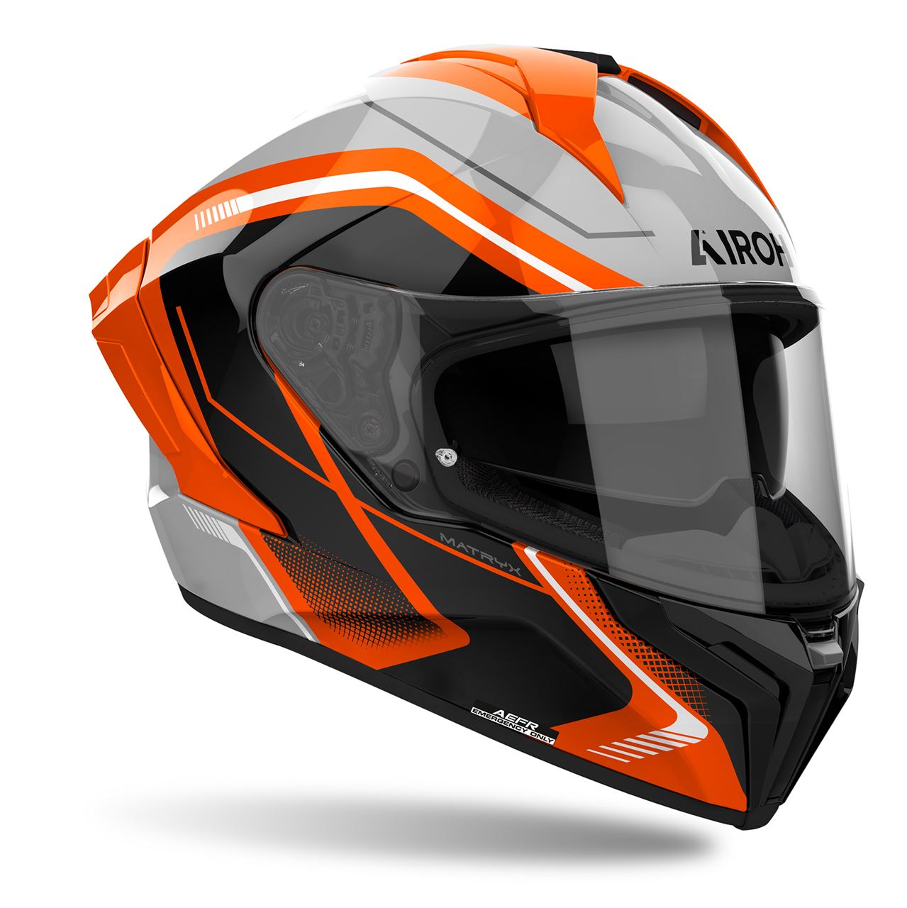 Capacete AIROH MATRYX WIDE Laranja Gloss | Capacete Integral