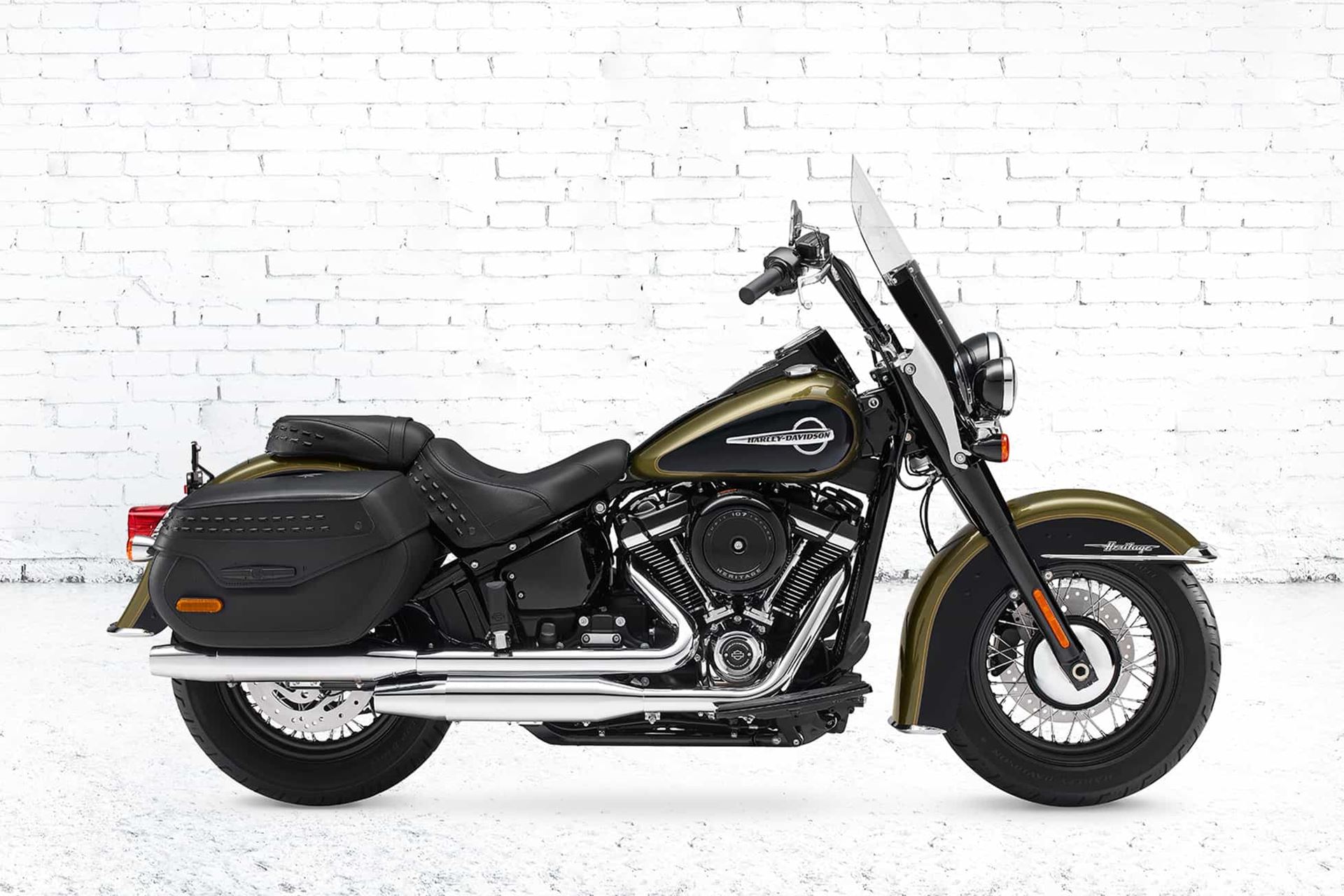 Harley Davidson Heritage Classic 114 Moto Softail Andar De Moto