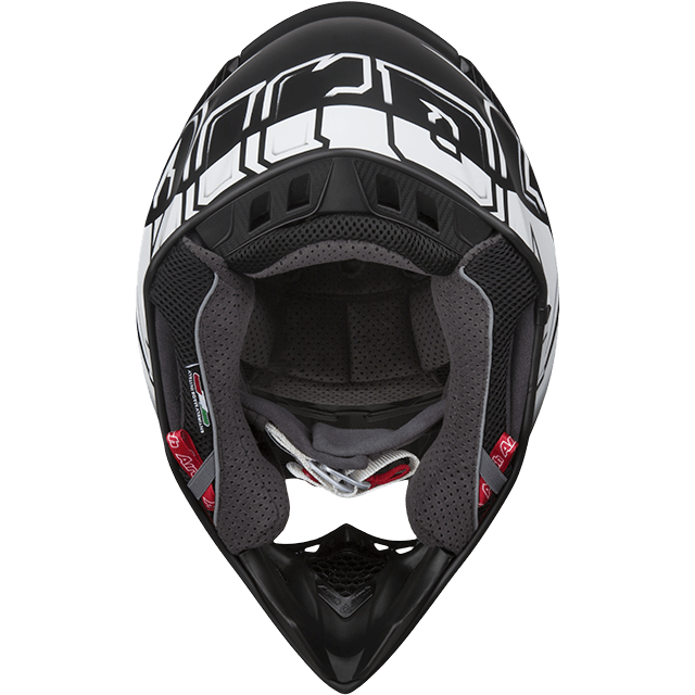 Capacete AVIATOR 2.2 CHECK Branco Mat AIROH 2019 | Capacete Offroad