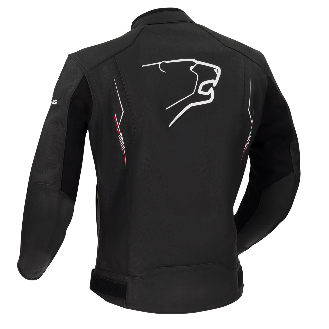 BERING Blusão Cabedal FORCIO Preto/Branco/Vermelho BERING | Blusões