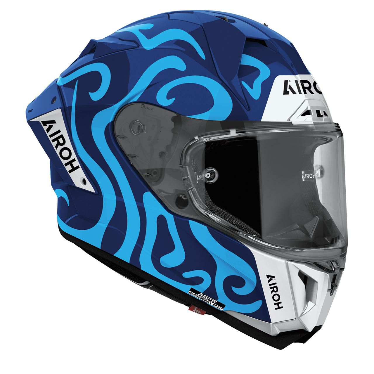 Capacete AIROH GP800 SWAIN Azul Gloss | Capacete Integral