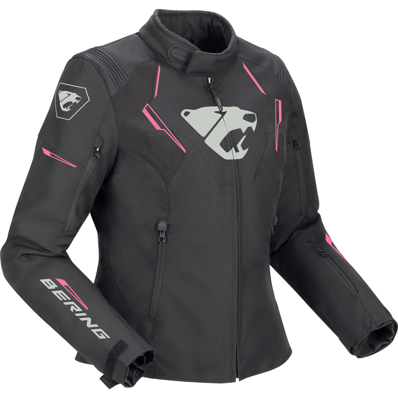 Blusão BERING Lady THUNDER Preto/cza/Fushia | Blusões