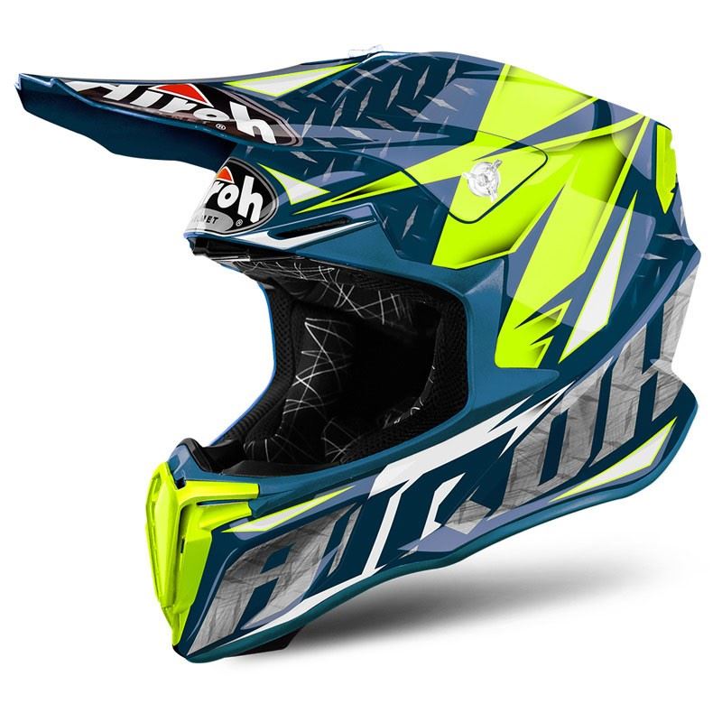 AIROH Capacete TWIST IRON Azul 2018 | Capacete Offroad