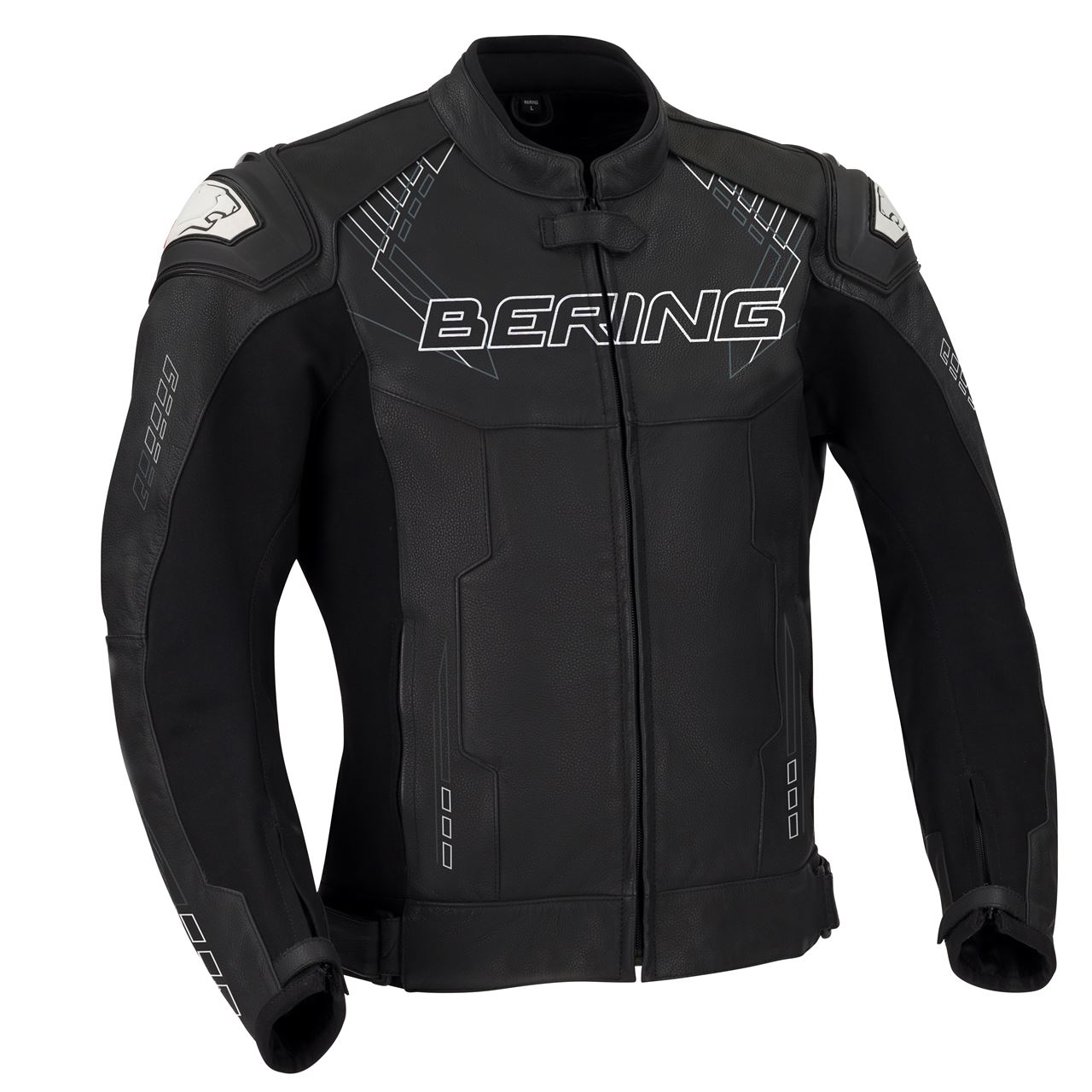 Blusão Cabedal HUNT-R Preto/Branco BERING | Blusões