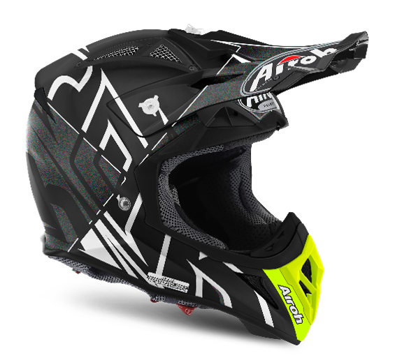 AIROH Capacete AVIATOR 2.2 STYLING Branco Matt | Capacete Offroad