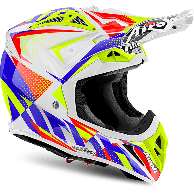 AIROH Capacete AVIATOR 2.2 FLASH Branco Gloss | Capacete Offroad