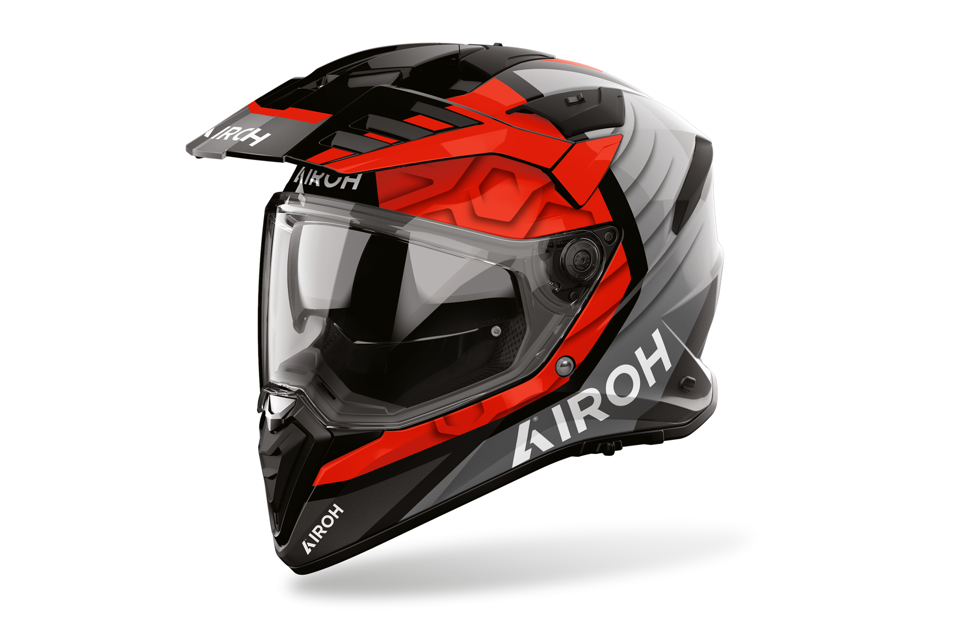 Capacete AIROH BADX-X CUBE Vermelho | Capacete Modular