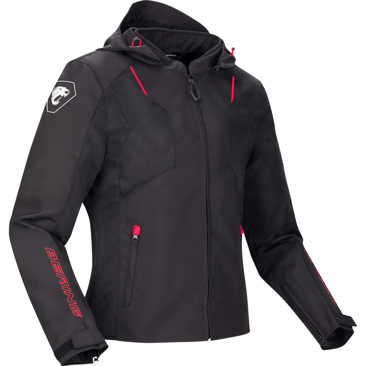 Blusão BERING WING Preto/Vermelho | Blusões