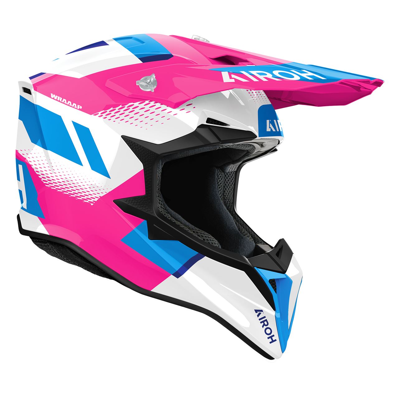 Capacete AIROH WRAAAP VISION Rosa Gloss | Capacete Offroad