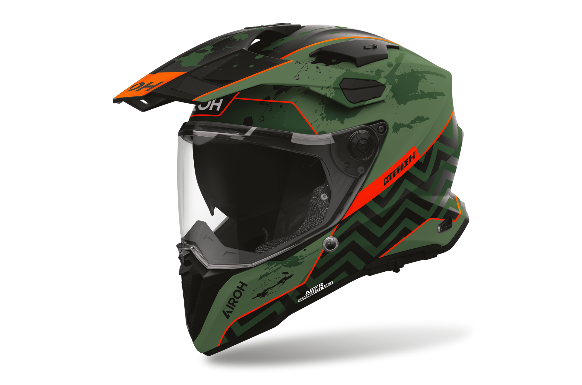 Capacete AIROH COMMANDER 2 PLUG Mate | Capacete Modular