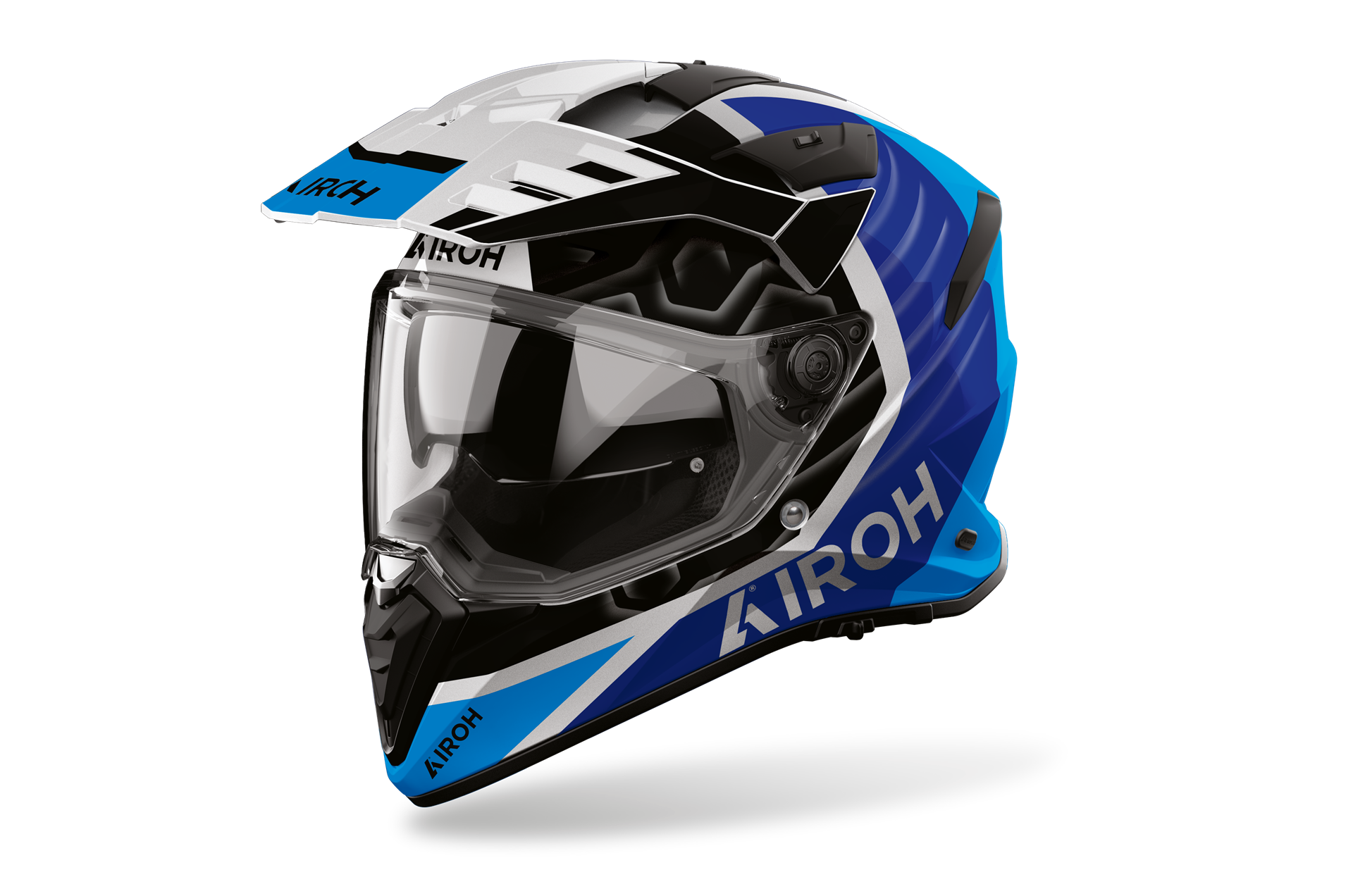 Capacete AIROH BADX-X CUBE Azul | Capacete Modular