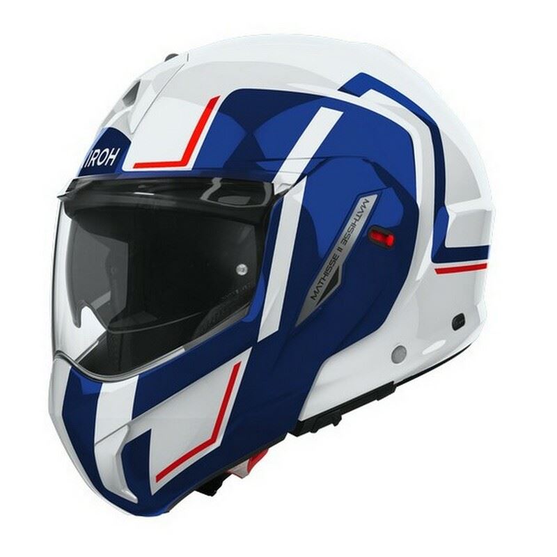 Capacete AIROH MATHISSE II GENIUS Azul/Vermelho Gloss | Capacete Modular