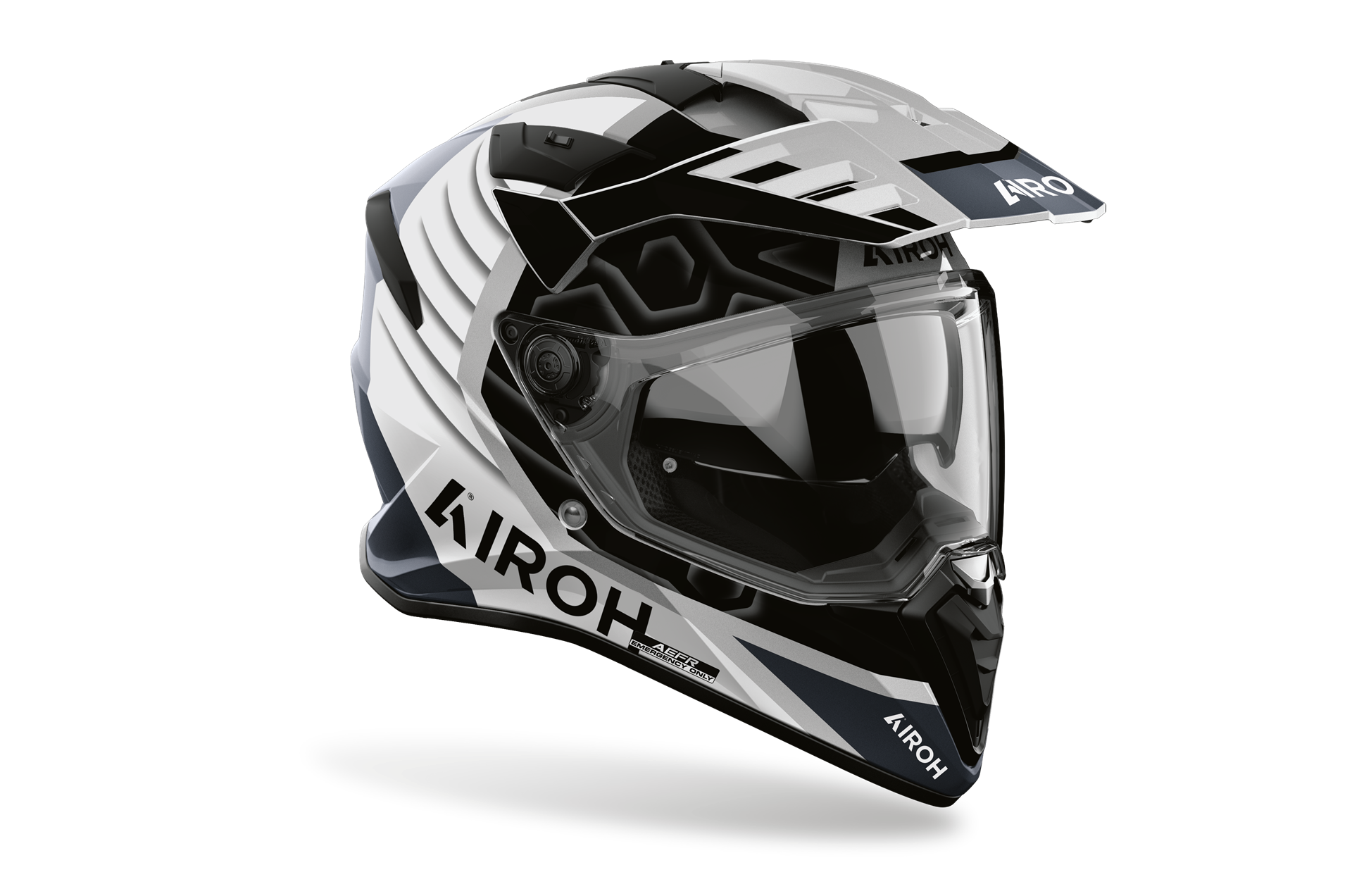 Capacete AIROH BADX-X CUBE Cinza | Capacete Modular