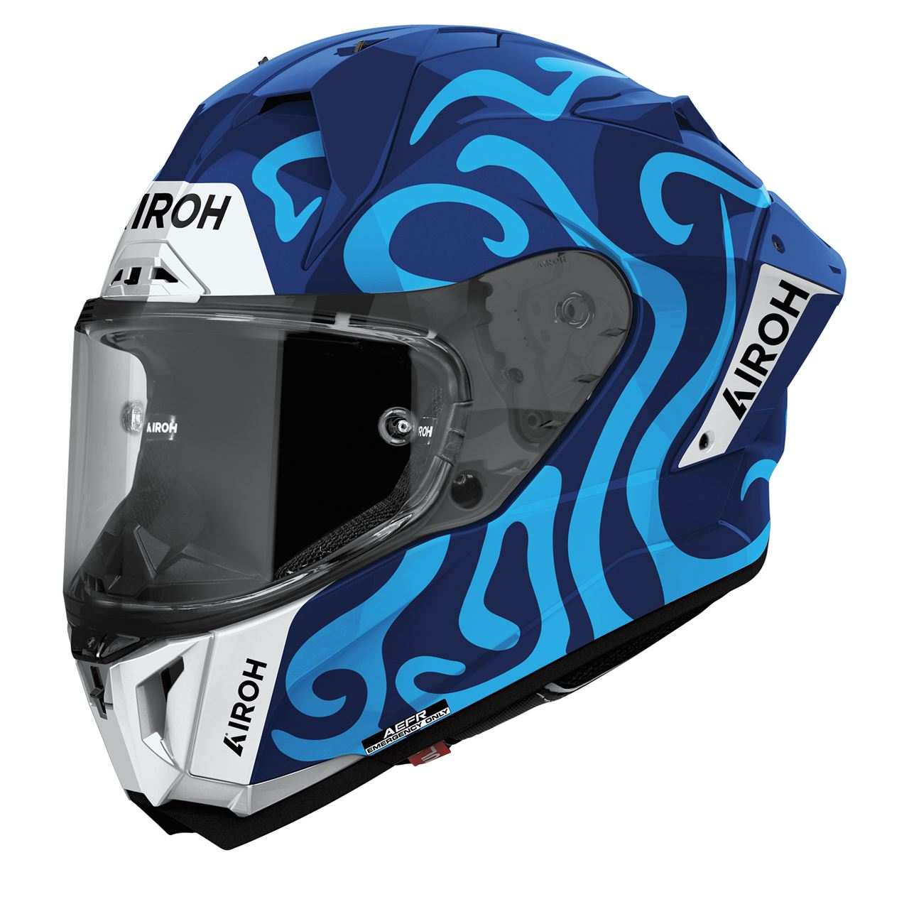 Capacete AIROH GP800 SWAIN Azul Gloss | Capacete Integral