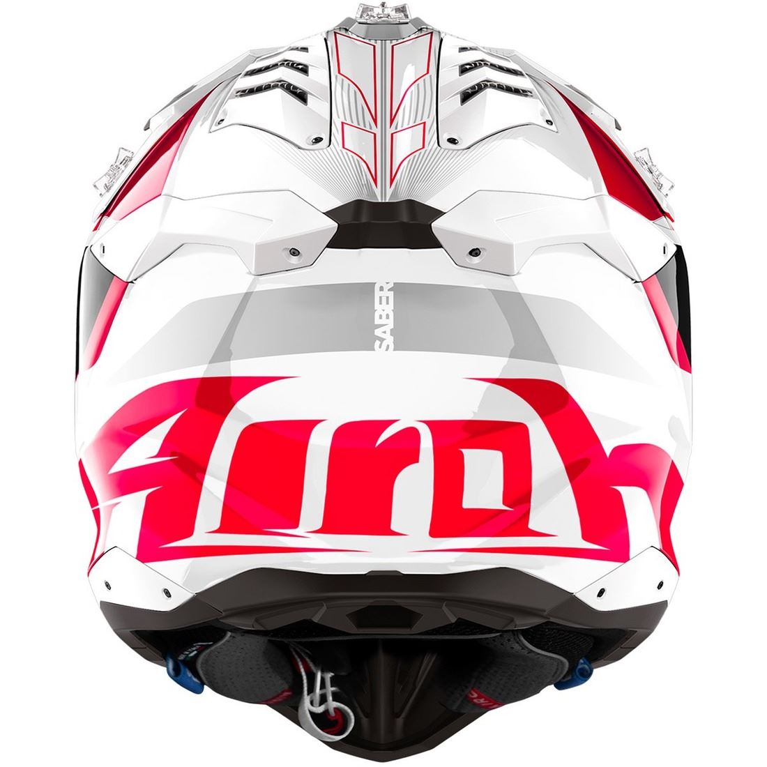 Capacete AVIATOR 3 SABER Vermelho Gloss AIROH | Capacete Offroad