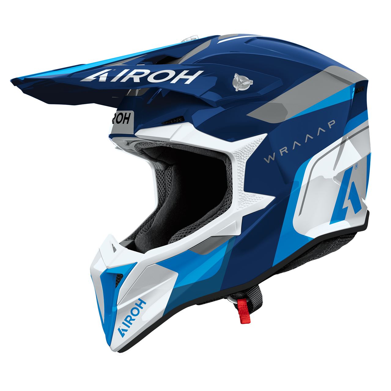 Capacete AIROH WRAAAP CONQUER Azul Gloss | Capacete Offroad
