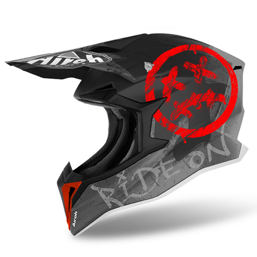 Capacete WRAAP SMILE Vermelho Matt AIROH 2020