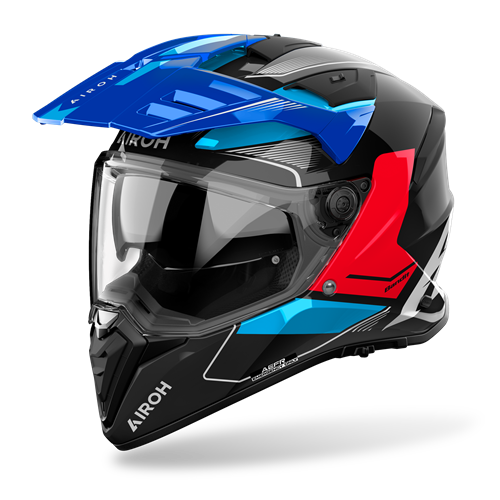 Capacete BANDIT TUNE Azul/Vermelho AIROH