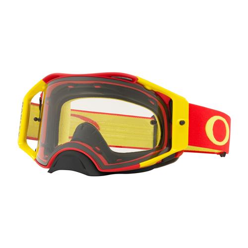 Oculos OAKLEY AirBrake MX Red Yellow Clear