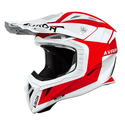 Capacete AIROH AVIATOR ACE 2 IRON Vermelho Gloss