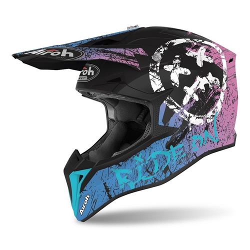 Capacete WRAAP SMILE Violeta Matt AIROH 2020