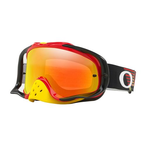 Oculos OAKLEY CrowbarMX Circuit Verm Amarelo Iridi