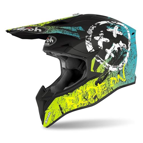 Capacete WRAAP SMILE Amarelo Matt AIROH 2020