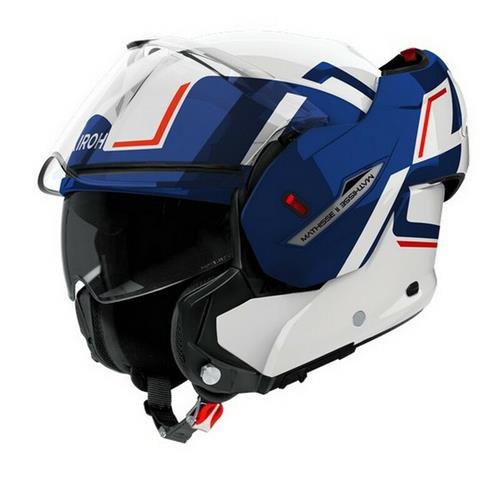 Capacete AIROH MATHISSE II GENIUS Azul/Vermelho Gloss