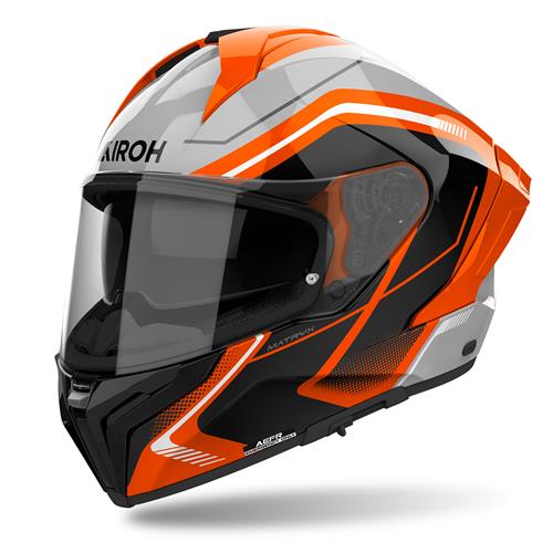 Capacete AIROH MATRYX WIDE Laranja Gloss