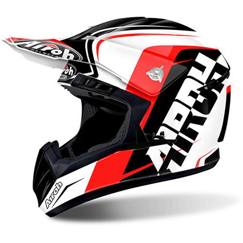 Capacete SWITCH SIGN Vermelho AIROH