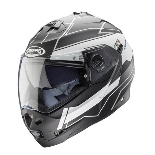 CABERG Capacete DUKE II GRAVITY Pr/Branc C/Pinlock Caberg