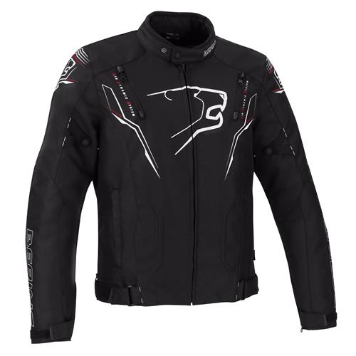 Blusão TIBERIUS Prt/brc/vermelho BERING