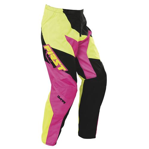 FIRST RACING Calça DATA NEON/Rosa 2017