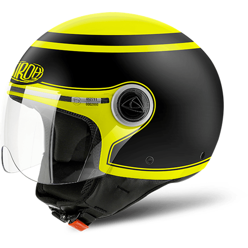 Capacete COMPACT PRO BEEZE Amarelo Matt AIROH