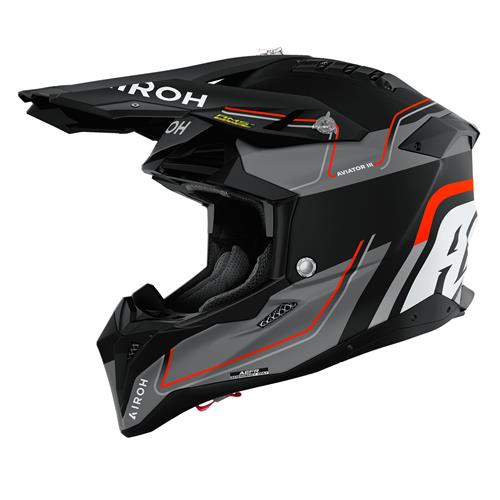 Capacete AIROH AVIATOR 3 LEADER Laranja Mate