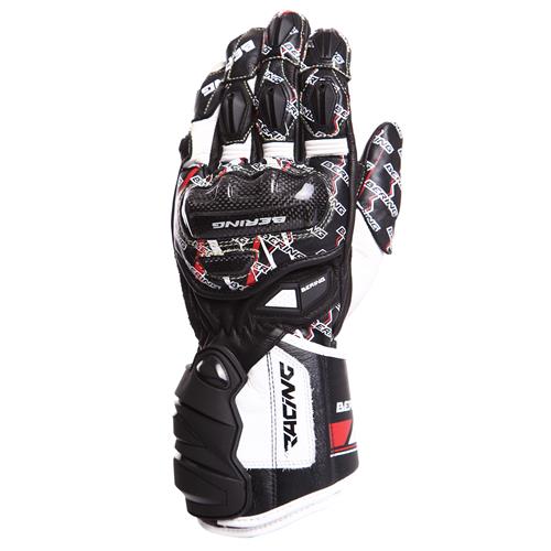 Luva Cabedal SNIP-R Preto/Bra/Verm BERING