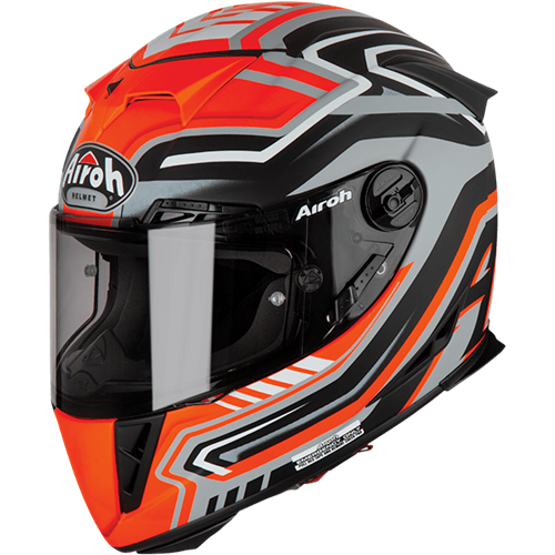 Capacete GP500 RIVAL Laranja Matt AIROH