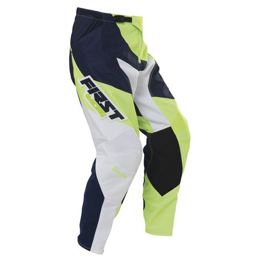 FIRST RACING Calça DATA Criança NEON/Verde 2017 6 Anos