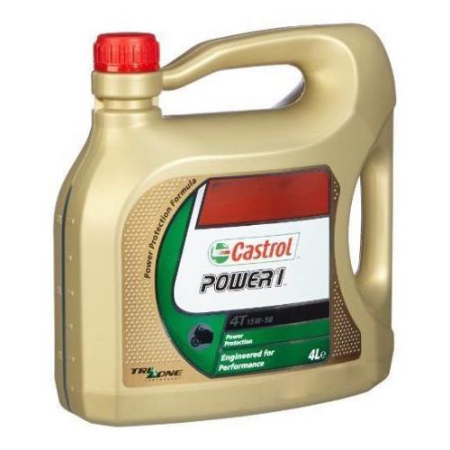 CASTROL Power 1 4T 15W-50 Garrafa 4 Litros