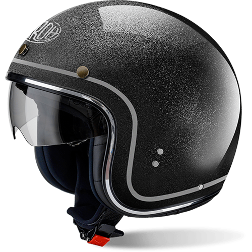 Capacete RIOT COLOR Preto Glitter AIROH