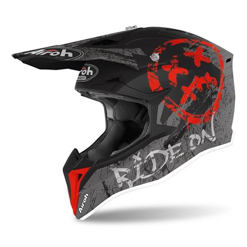 Capacete WRAAP SMILE Vermelho Matt AIROH 2020