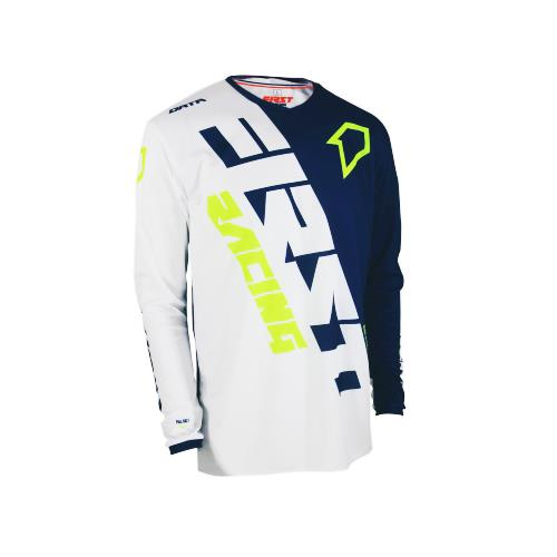 FIRST RACING Camisola DATA EVO MID Navy/Fluo 2019