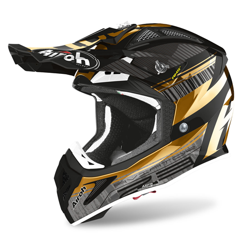 Capacete AVIATOR 2.3 NOVAK Chrome Gold 2020