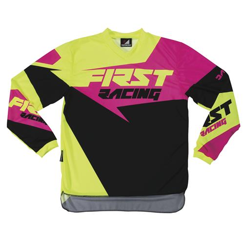FIRST RACING Camisola Criança DATA NEON/Rosa 8 Anos 2017