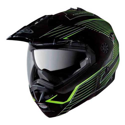 Capacete TOURMAX SONIC Preto Matt/Fluo Caberg