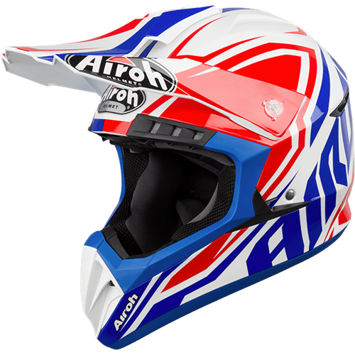 Capacete SWITCH IMPACT Azul Gloss AIROH 2019