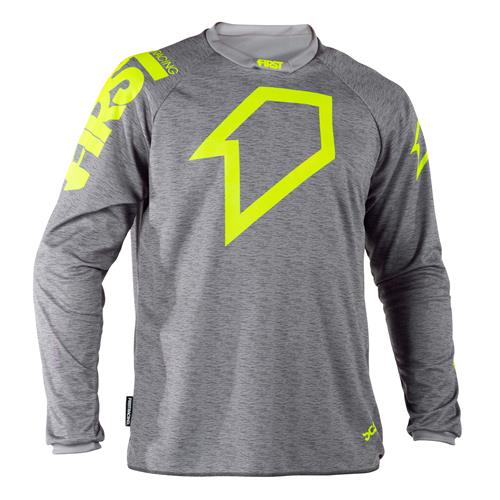 FIRST RACING Camisola SCAN Heather/Neon 2018 FIRST