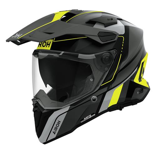Capacete AIROH COMMANDER 2 SKIP Amarelo Mate